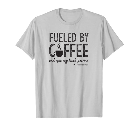 "Dowser Series": "Fueled by Coffee" black-printing T-Shirt