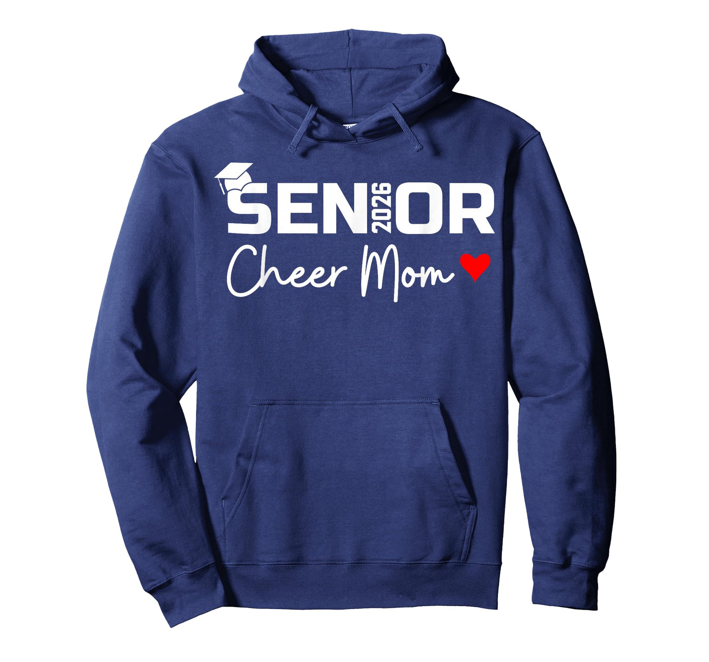 Proud Cheer Mom Of A 2026 Senior Cheerleading Senior Mother T-Shirt