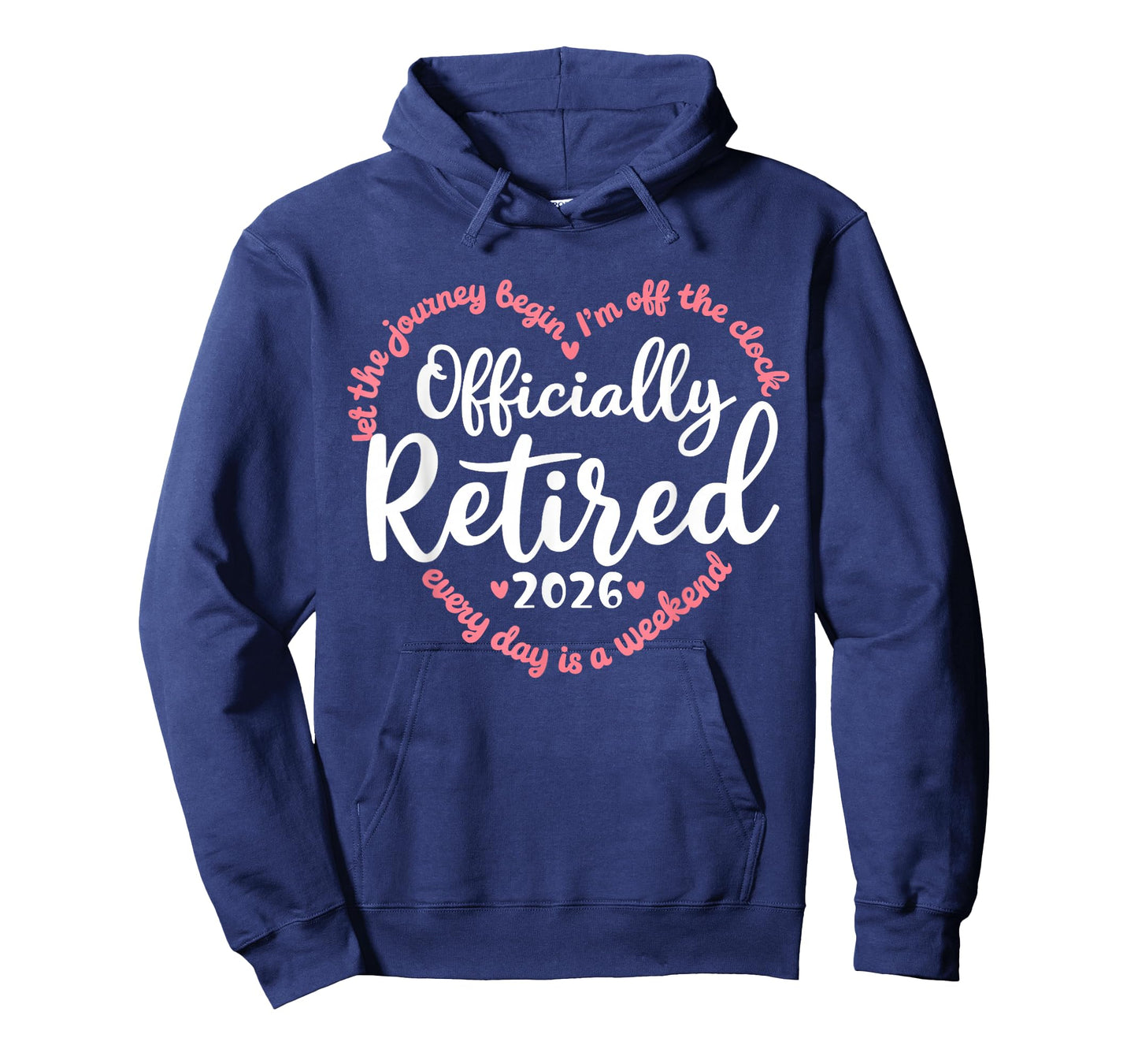 Officially Retired 2026 Heart Shirt for Women Retirement T-Shirt