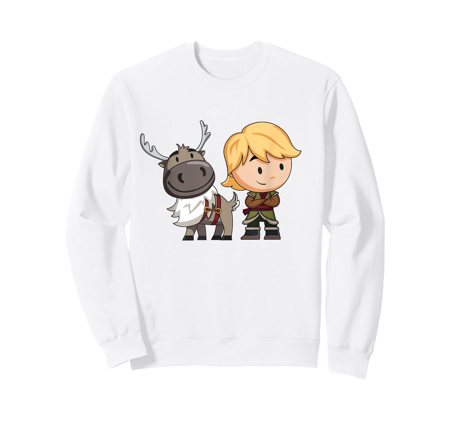 Disney Frozen 2 Sven and Kristoff Chibi Art T-Shirt