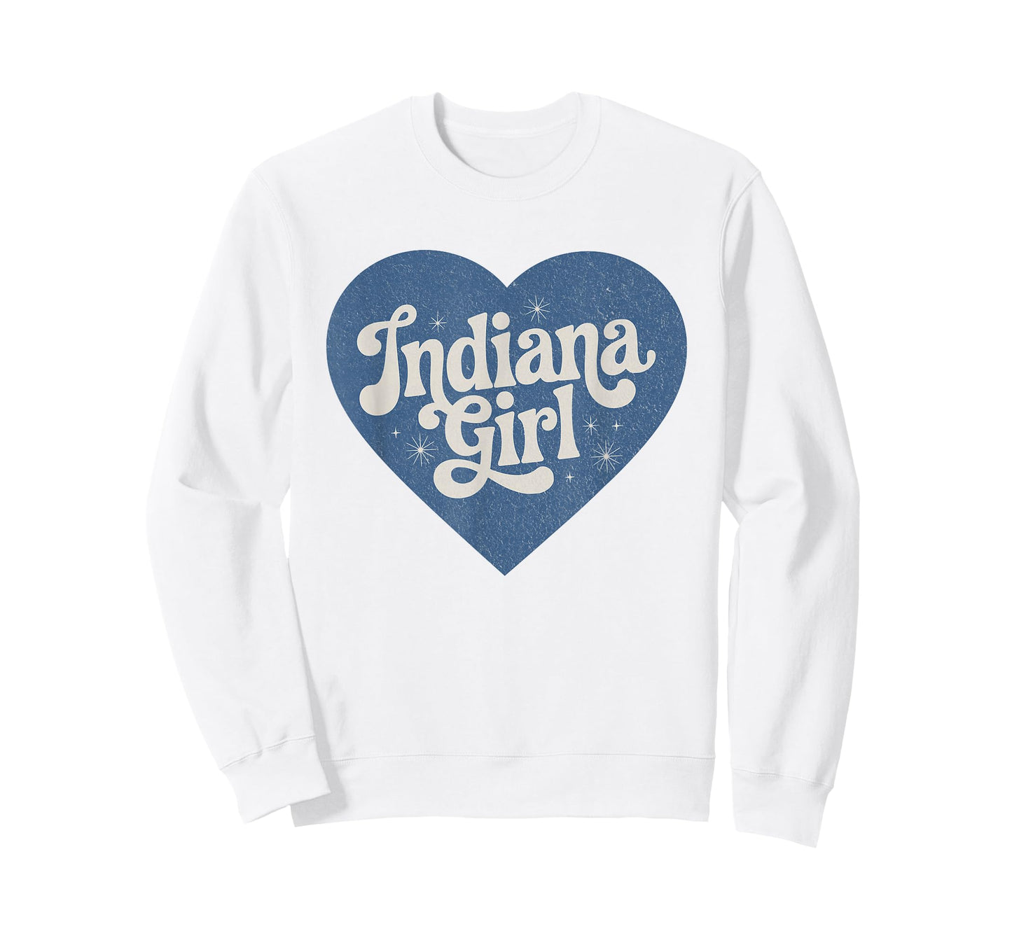 Retro Indiana Heart Home Pride Indiana Girl T-Shirt