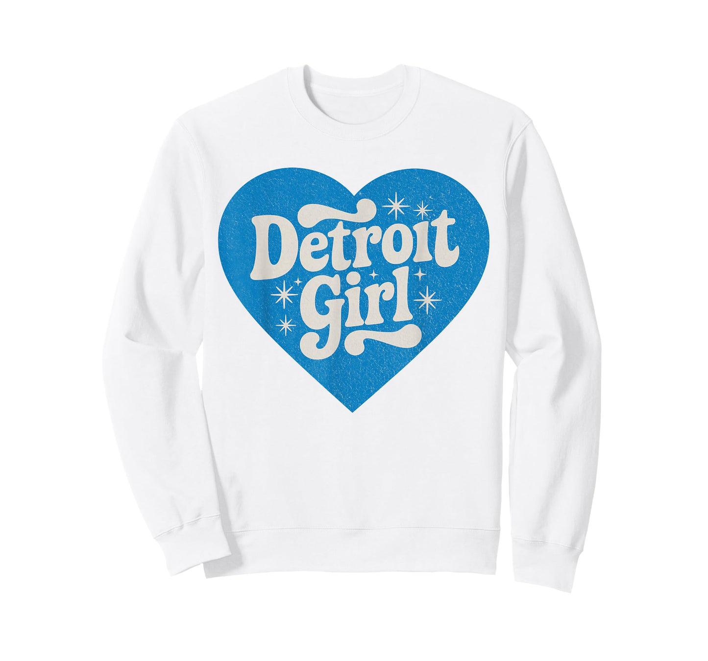 Retro Detroit Girls Heart Cute Detroit Girl T-Shirt