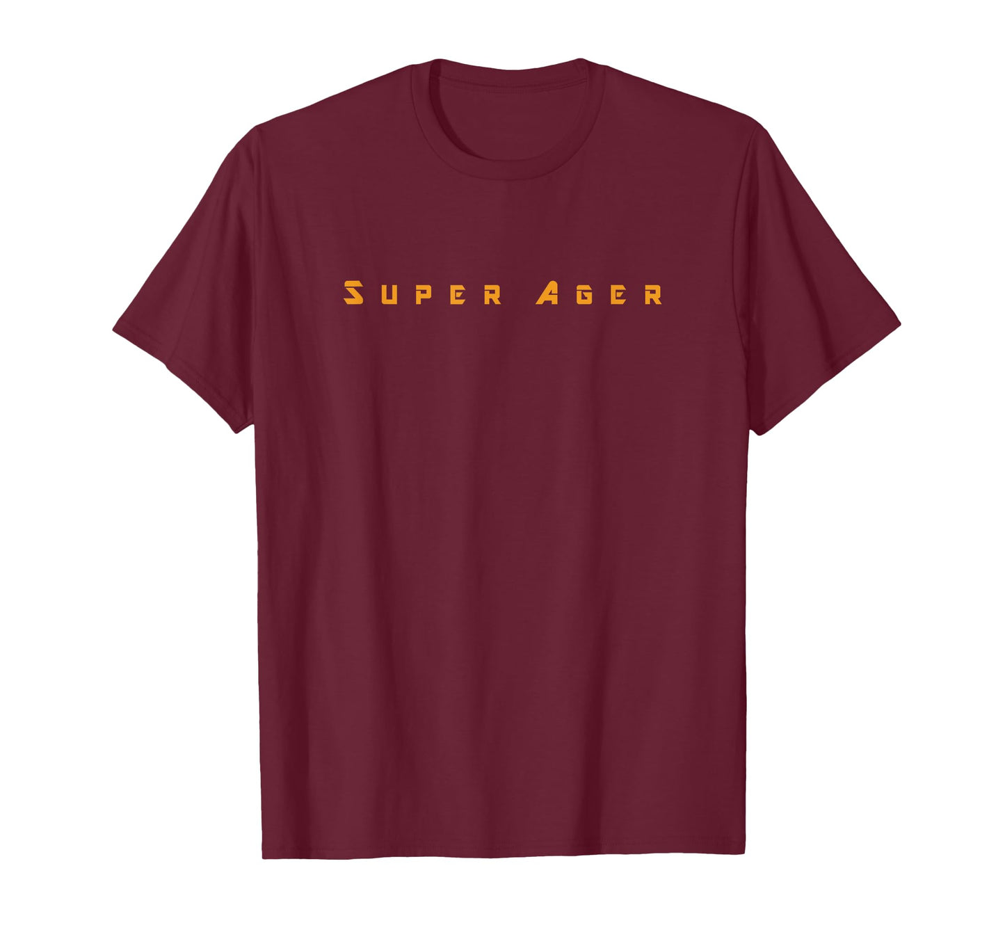 Super Ager Young at Heart. Head and Body Fit Best Age T-Shirt