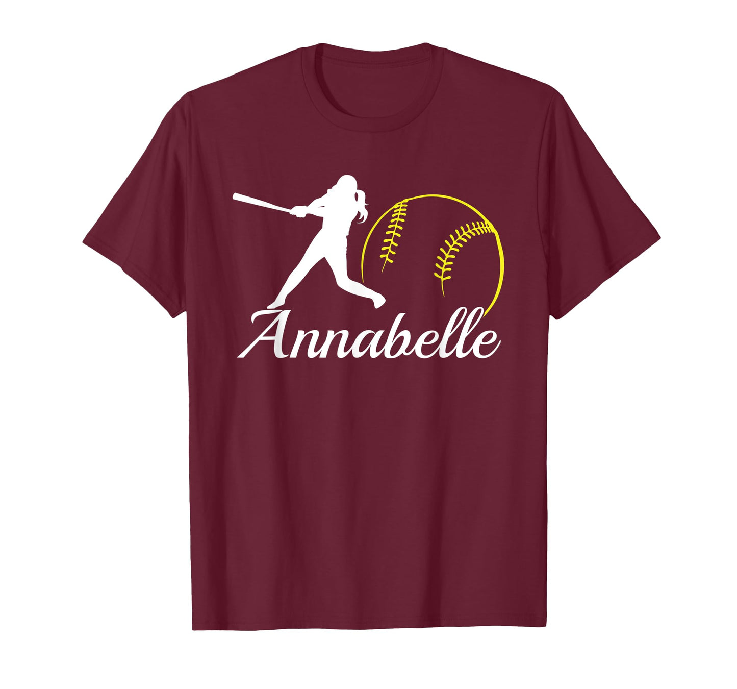 Annabelle Name Gift Personalized Softball T-Shirt