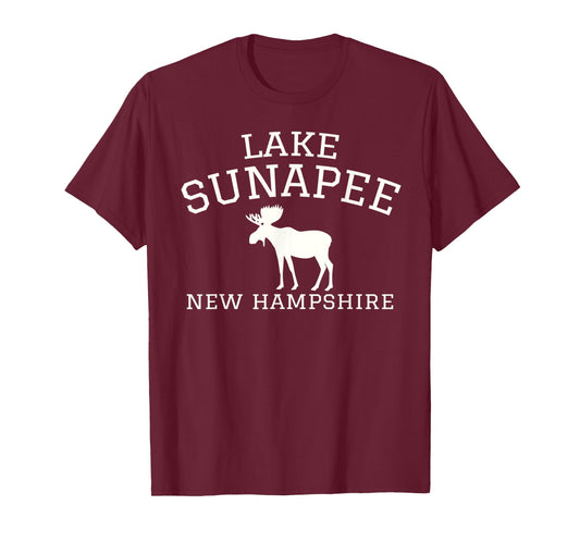 Lake Sunapee NH Moose T-Shirt