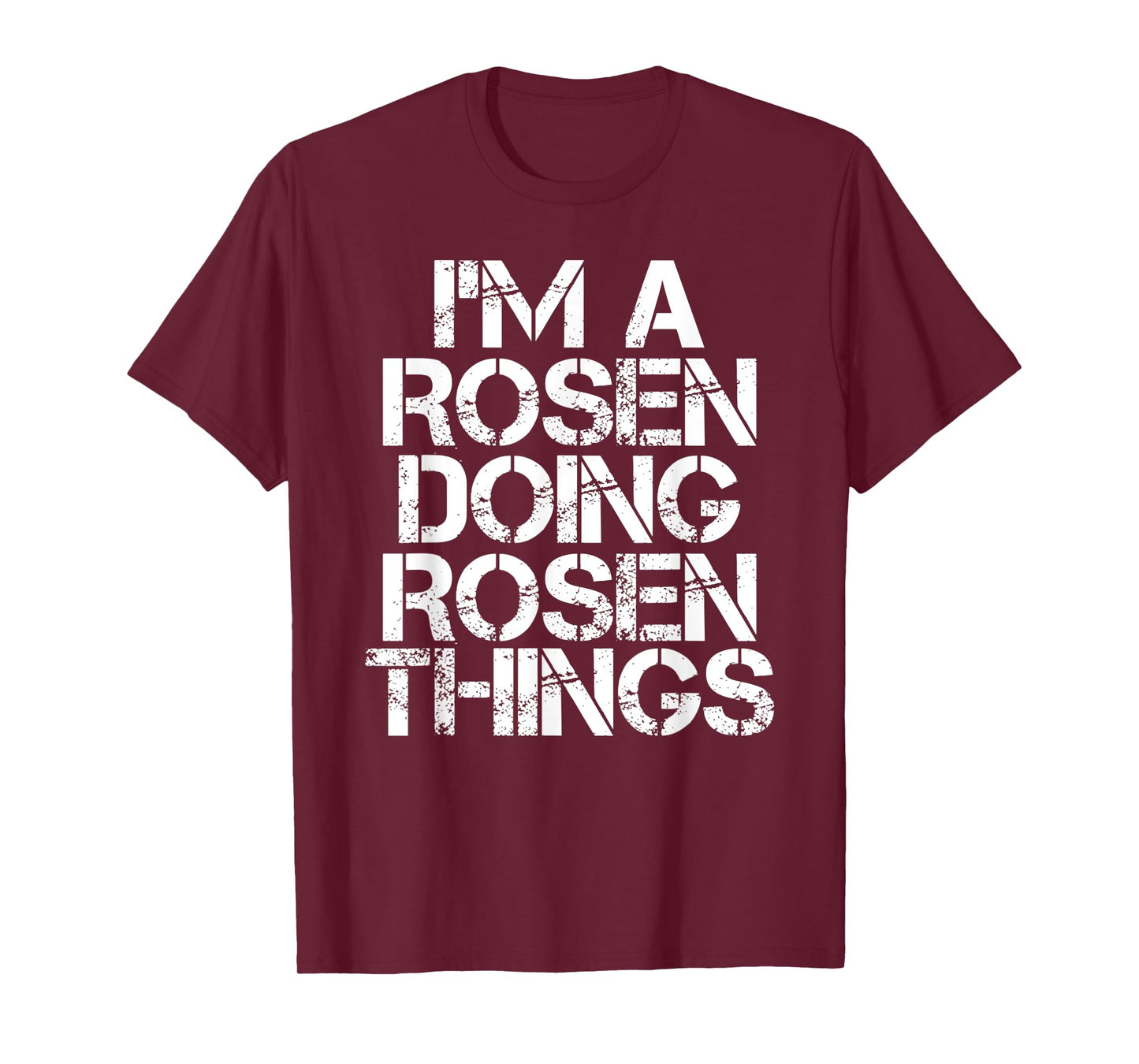 ROSEN Funny Surname Family Tree Birthday Reunion Gift Idea T-Shirt