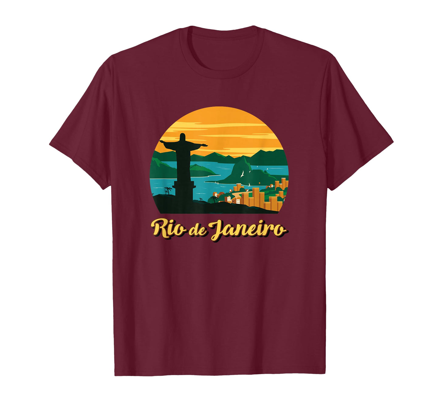 Rio De Janeiro Brazil Beach Surf Ocean Brazilian Island Bay T-Shirt