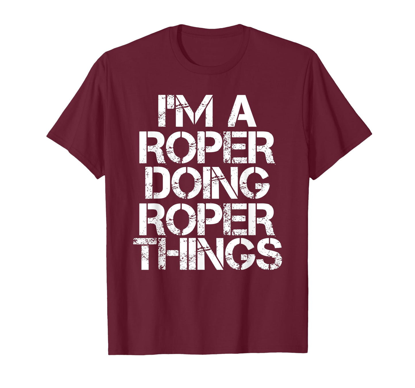 ROPER Funny Surname Family Tree Birthday Reunion Gift Idea T-Shirt
