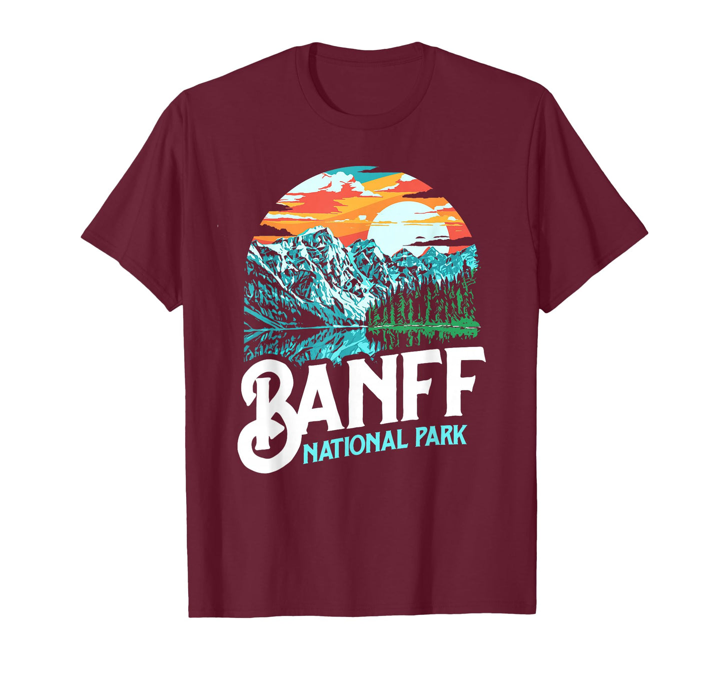 Banff National Park Lake Louise Canada Vintage Graphic T-Shirt