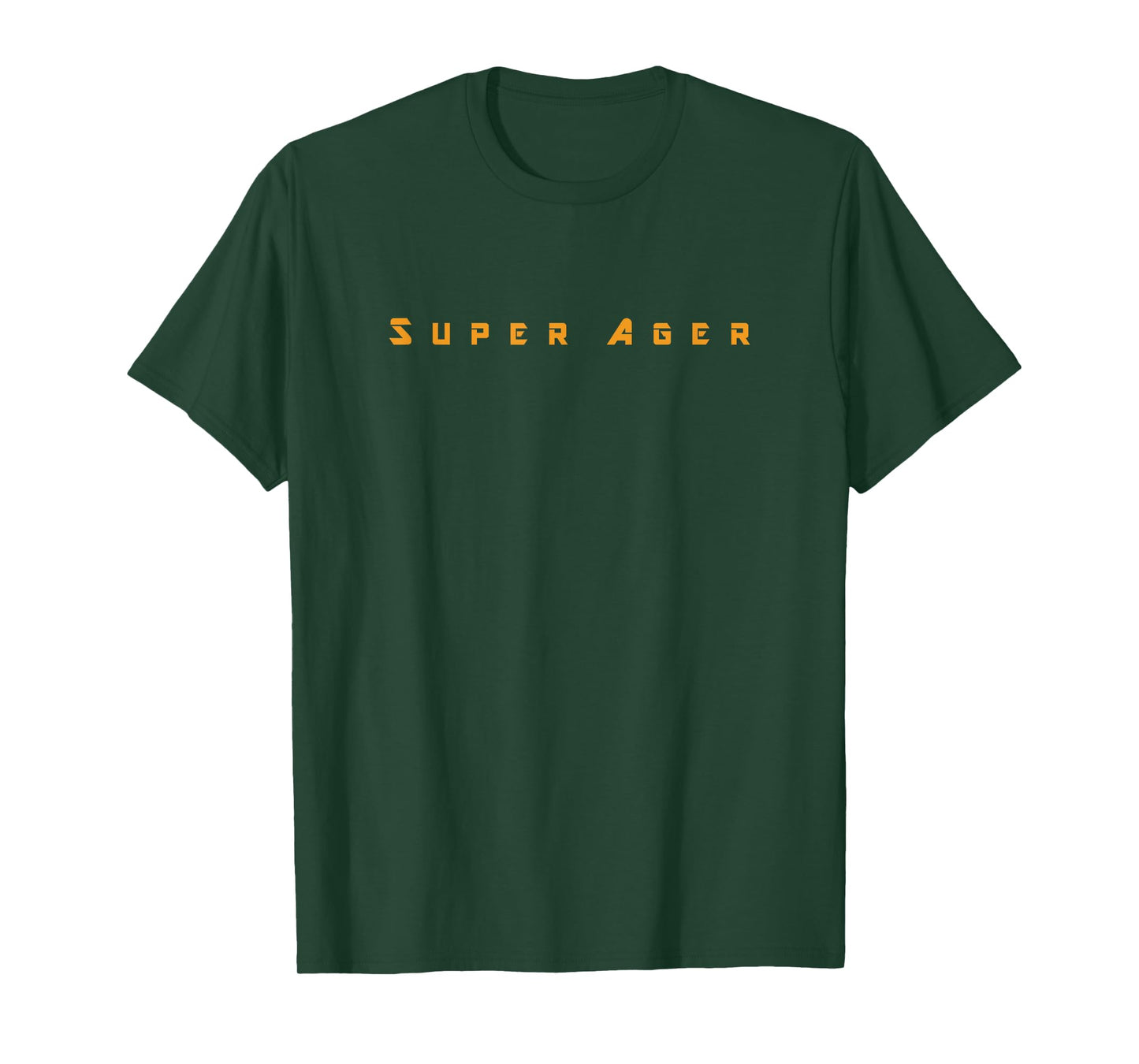 Super Ager Young at Heart. Head and Body Fit Best Age T-Shirt
