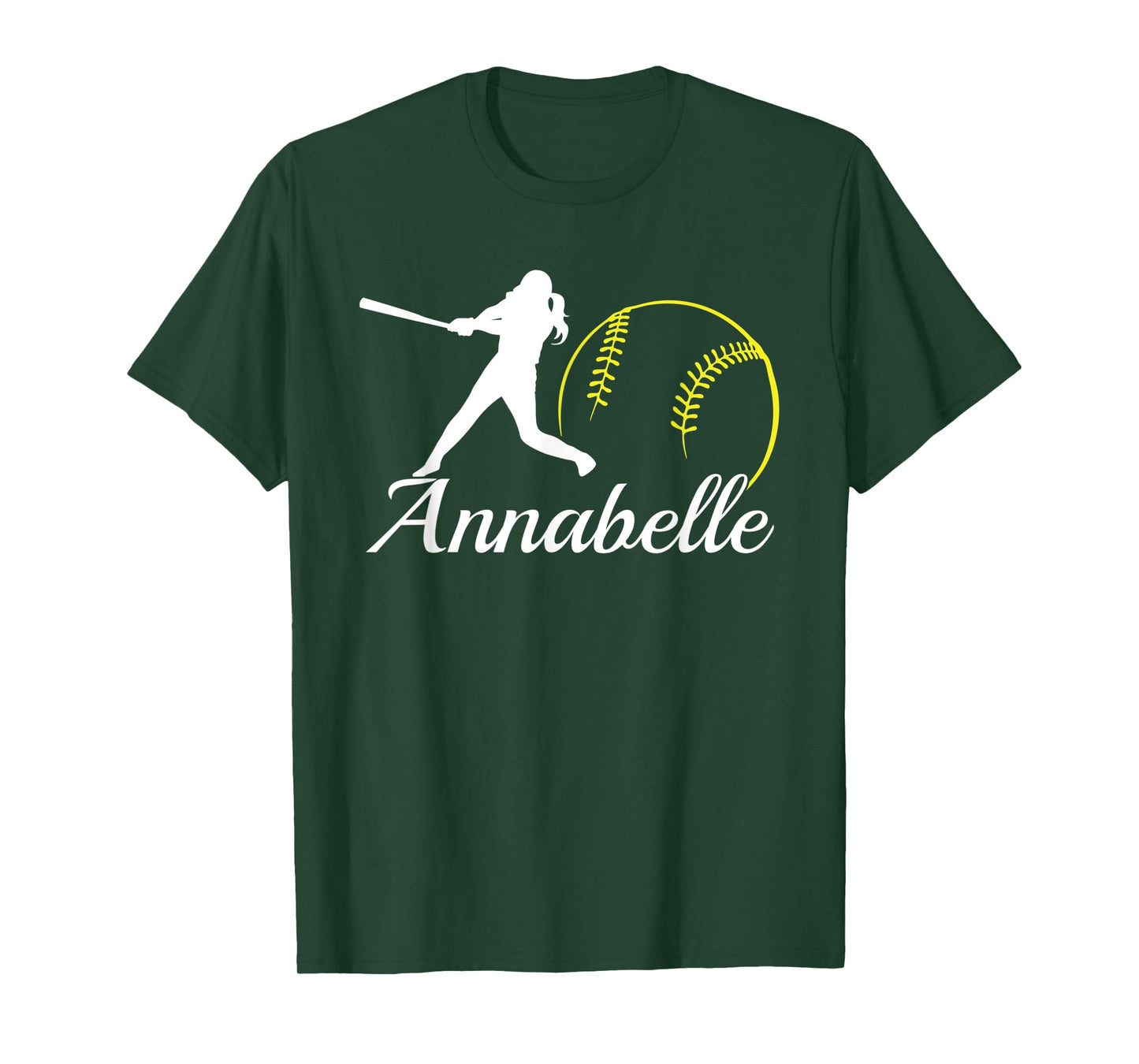 Annabelle Name Gift Personalized Softball T-Shirt