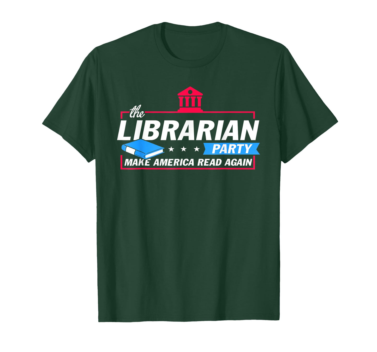 The Librarian Party Make America Read Again Funny Gifts T-Shirt