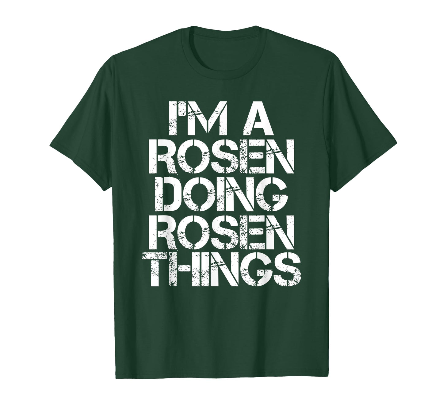 ROSEN Funny Surname Family Tree Birthday Reunion Gift Idea T-Shirt