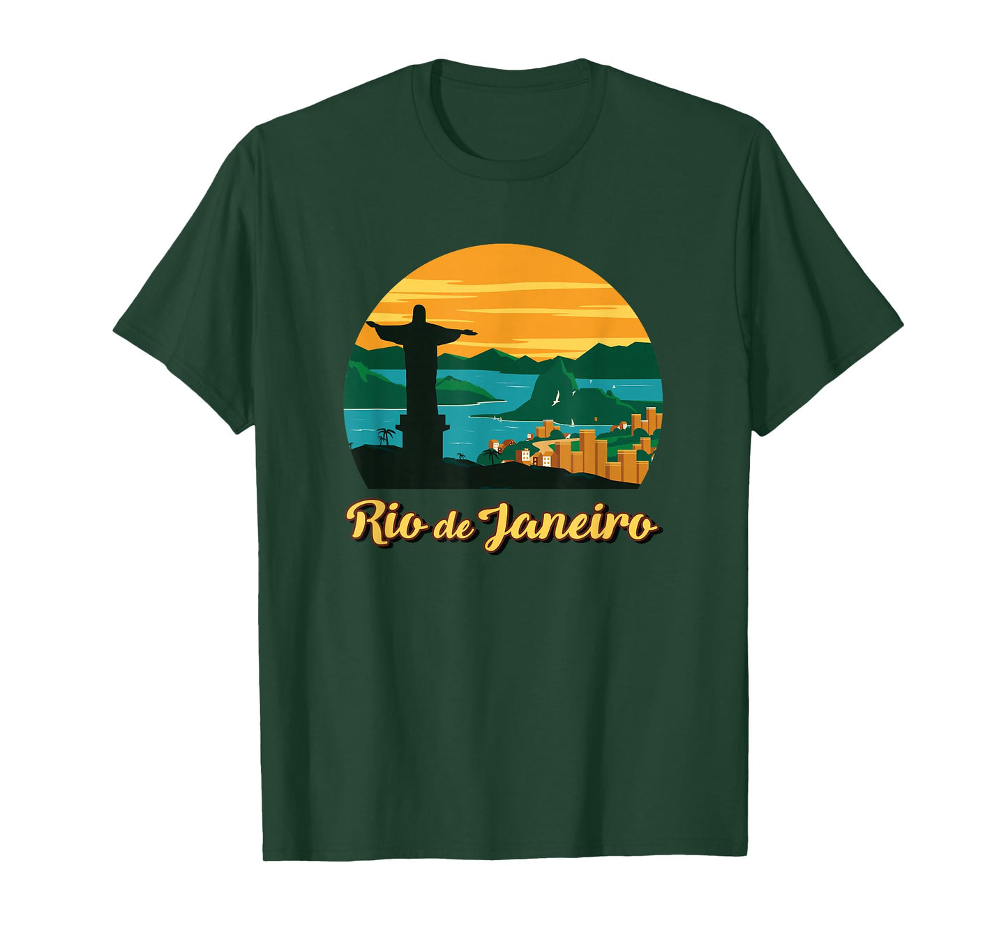Rio De Janeiro Brazil Beach Surf Ocean Brazilian Island Bay T-Shirt