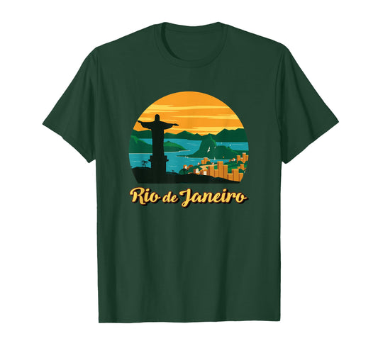 Rio De Janeiro Brazil Beach Surf Ocean Brazilian Island Bay T-Shirt