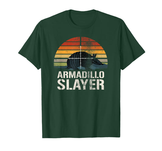 Vintage Sunset Armadillo Slayer Armadillo Hunter Gift T-Shirt