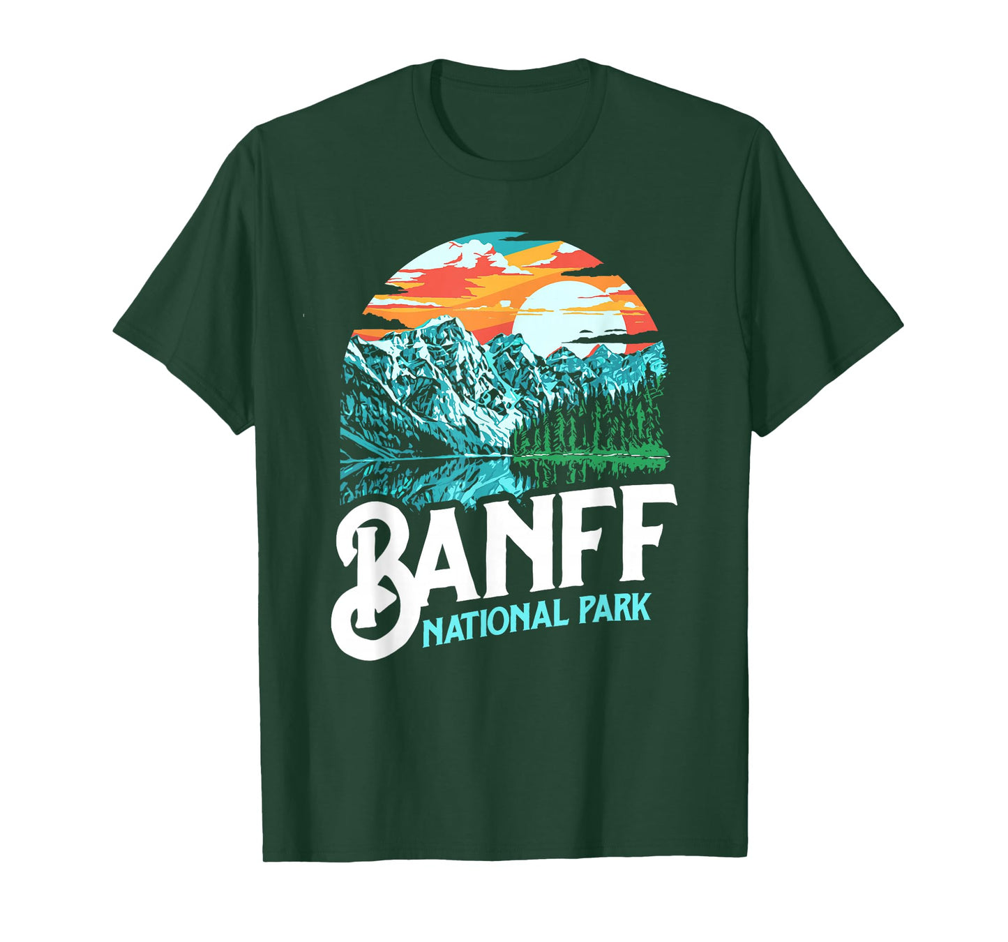 Banff National Park Lake Louise Canada Vintage Graphic T-Shirt