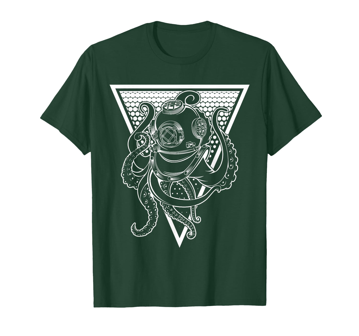 Deep Sea Diving Helmet Octopus Octopus Underwater Diver Gift T-Shirt