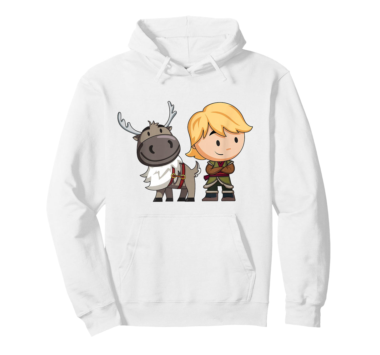 Disney Frozen 2 Sven and Kristoff Chibi Art T-Shirt