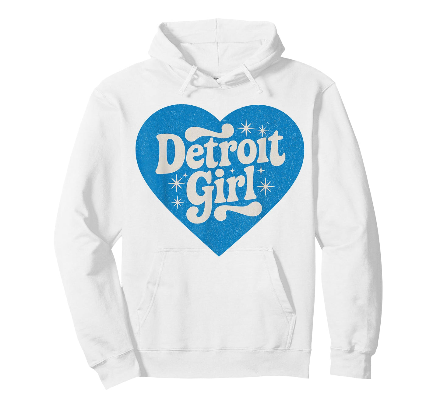 Retro Detroit Girls Heart Cute Detroit Girl T-Shirt
