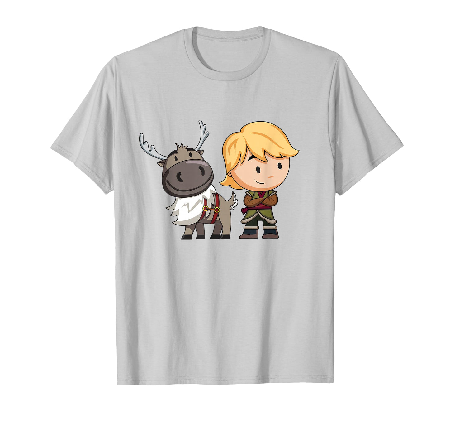 Disney Frozen 2 Sven and Kristoff Chibi Art T-Shirt
