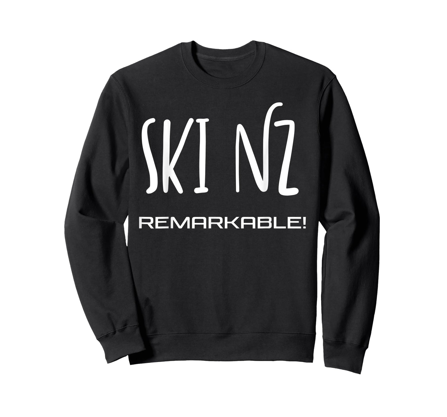 Ski New Zealand - the Remarkables Queenstown Text Design T-Shirt