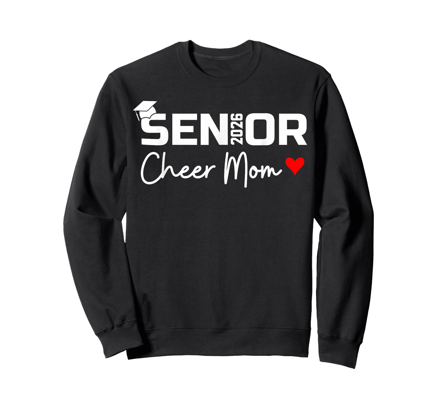 Proud Cheer Mom Of A 2026 Senior Cheerleading Senior Mother T-Shirt