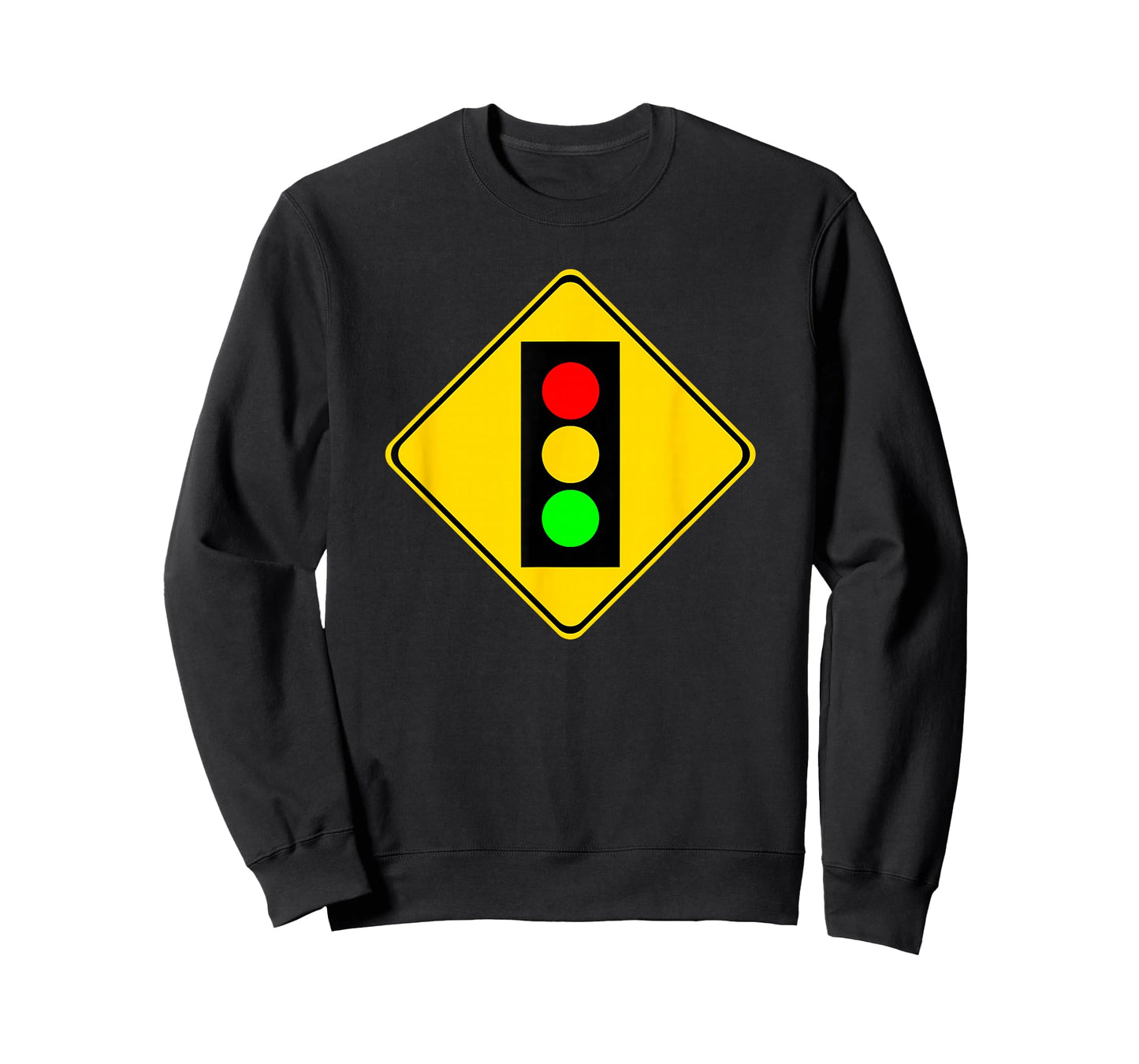 Stop Light Ahead Caution Road Sign T-Shirt