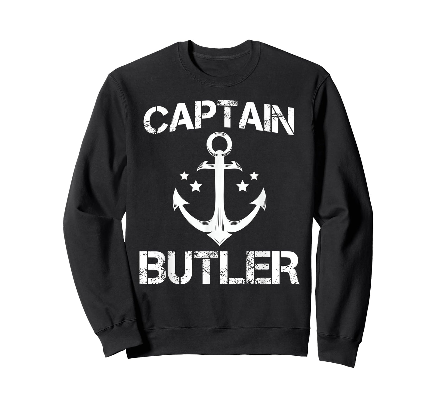 CAPTAIN BUTLER Funny Birthday Personalized Surname Clan Gift T-Shirt