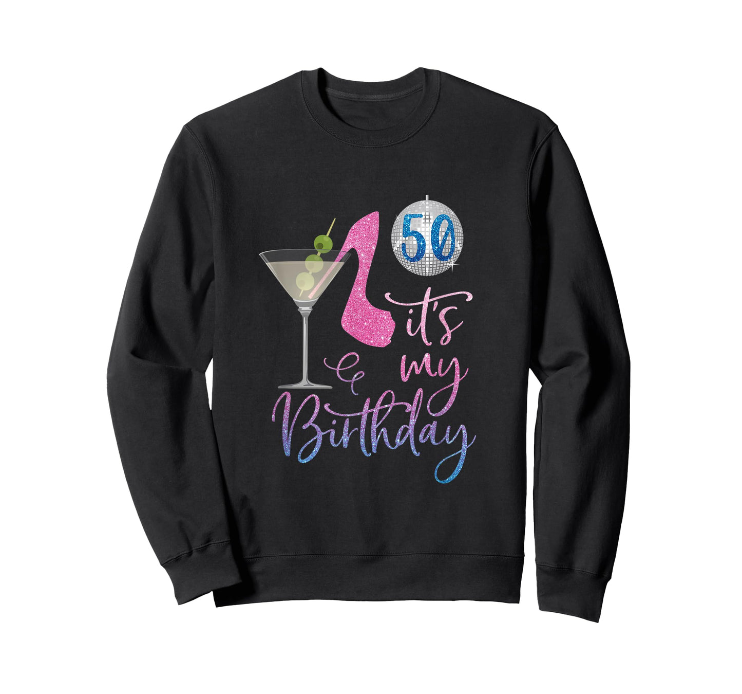 50th Birthday BFF Party Squad, 50 Fabulous Drinking Gift T-Shirt