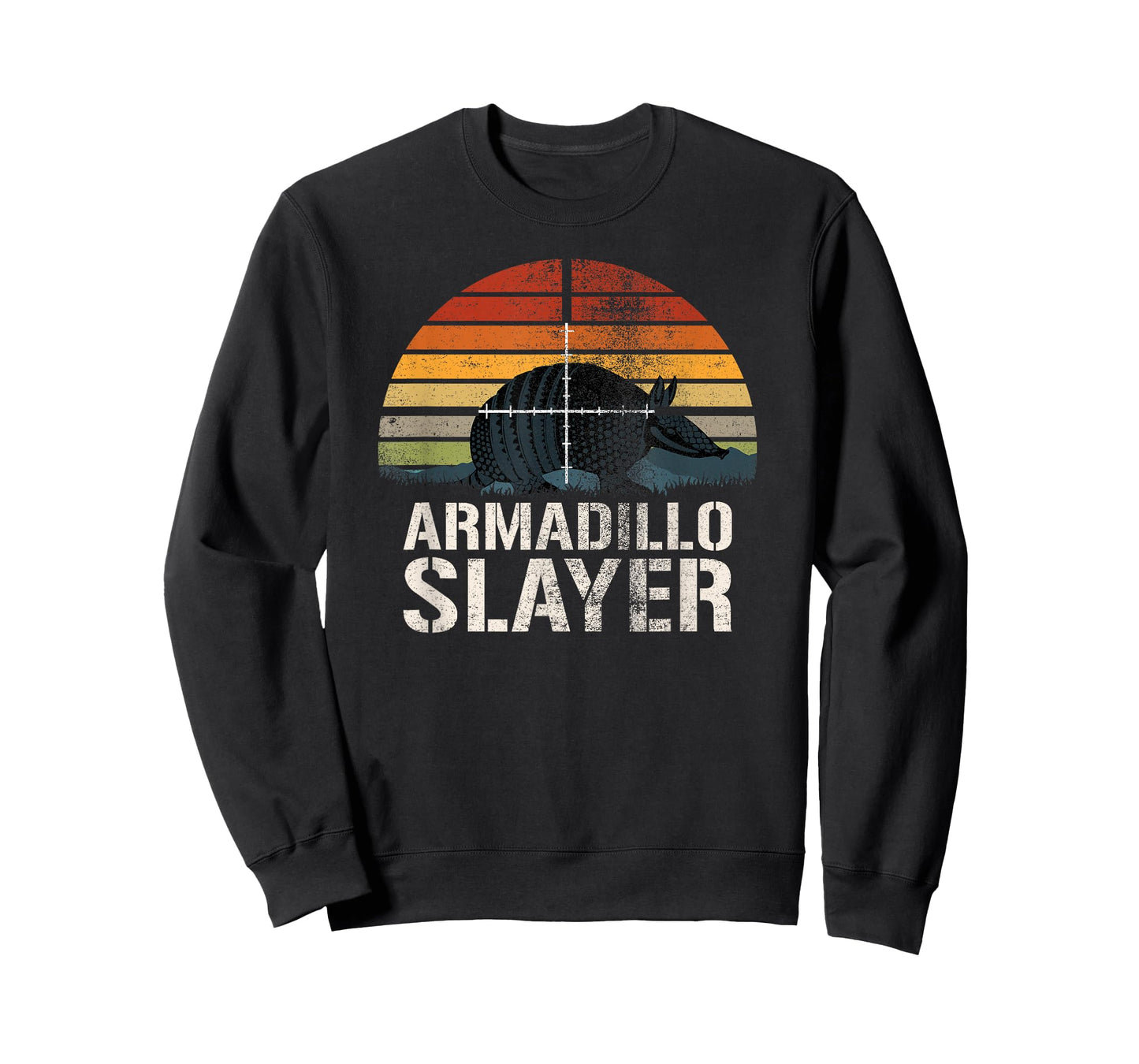 Vintage Sunset Armadillo Slayer Armadillo Hunter Gift T-Shirt