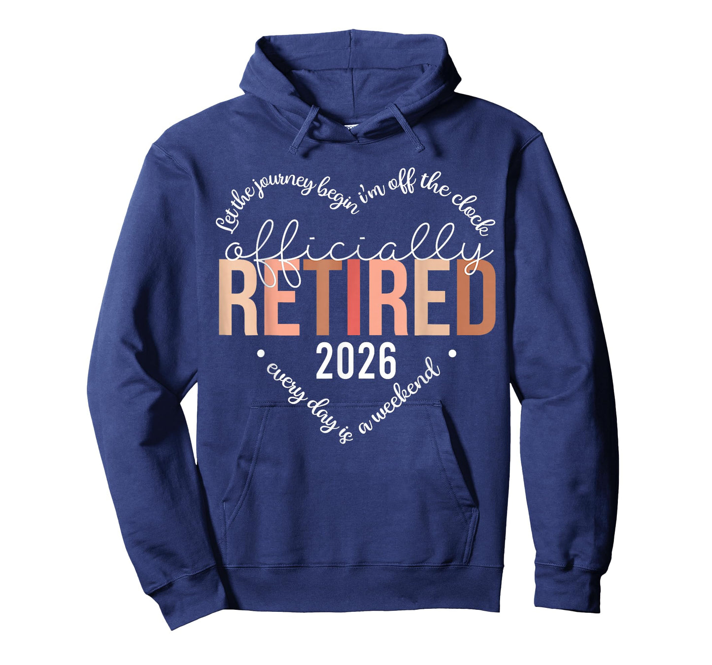 Officially Retired 2026 Heart Shirt for Women Retirement T-Shirt