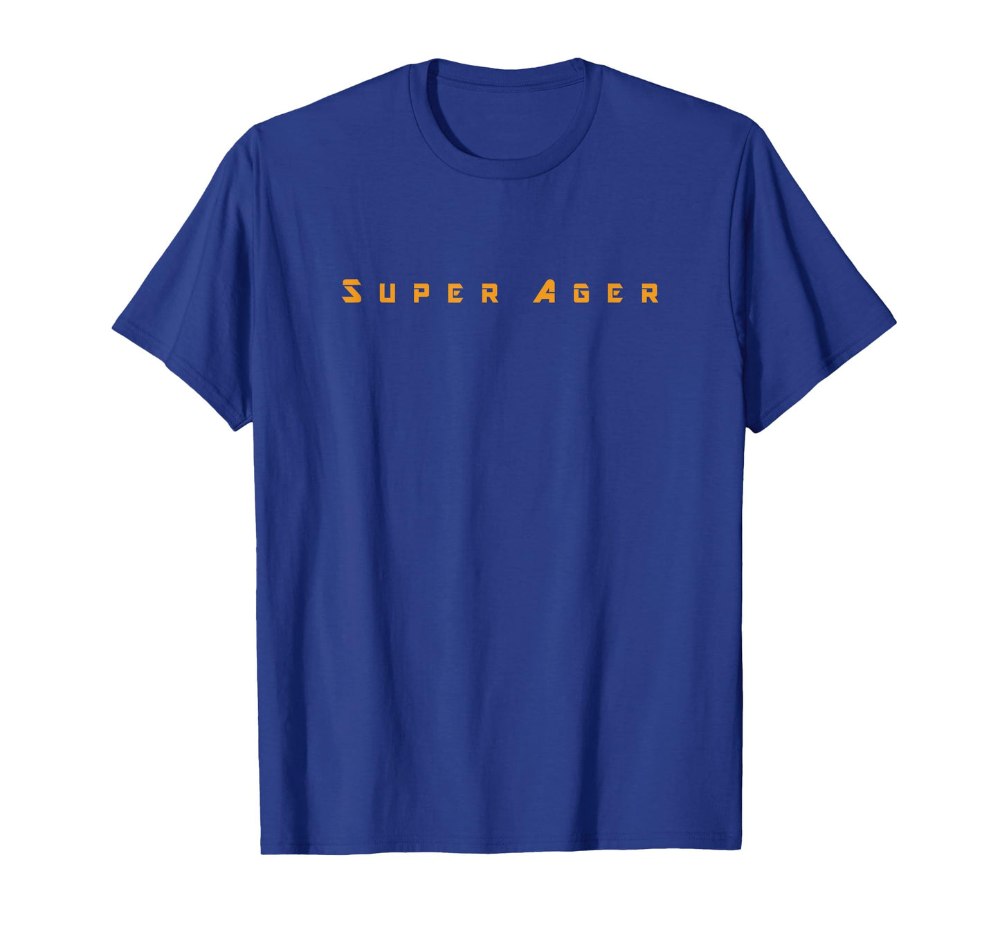 Super Ager Young at Heart. Head and Body Fit Best Age T-Shirt