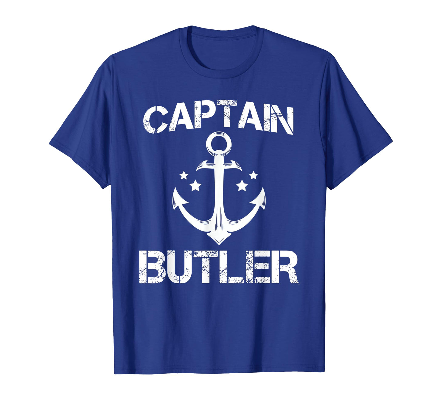 CAPTAIN BUTLER Funny Birthday Personalized Surname Clan Gift T-Shirt