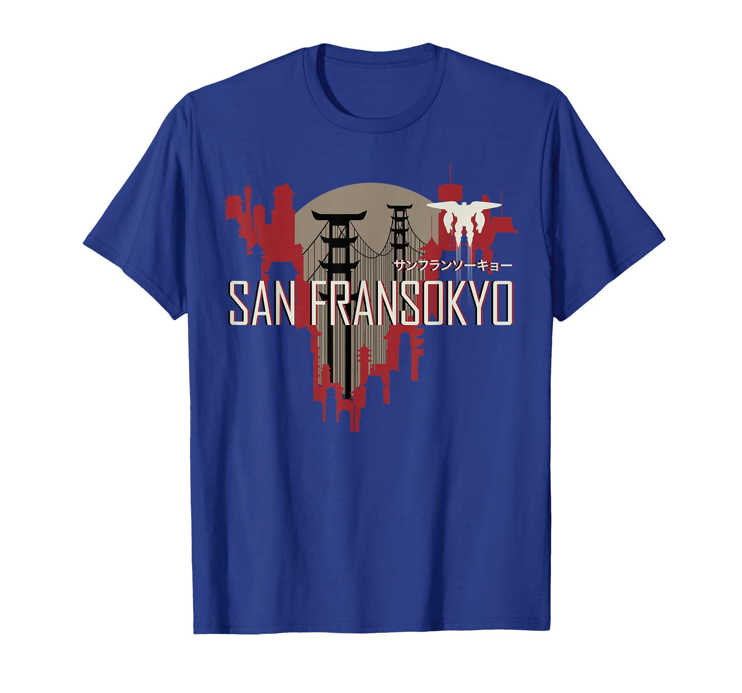 Disney Big Hero 6 San Fransokyo Skyline Silhouette T-Shirt