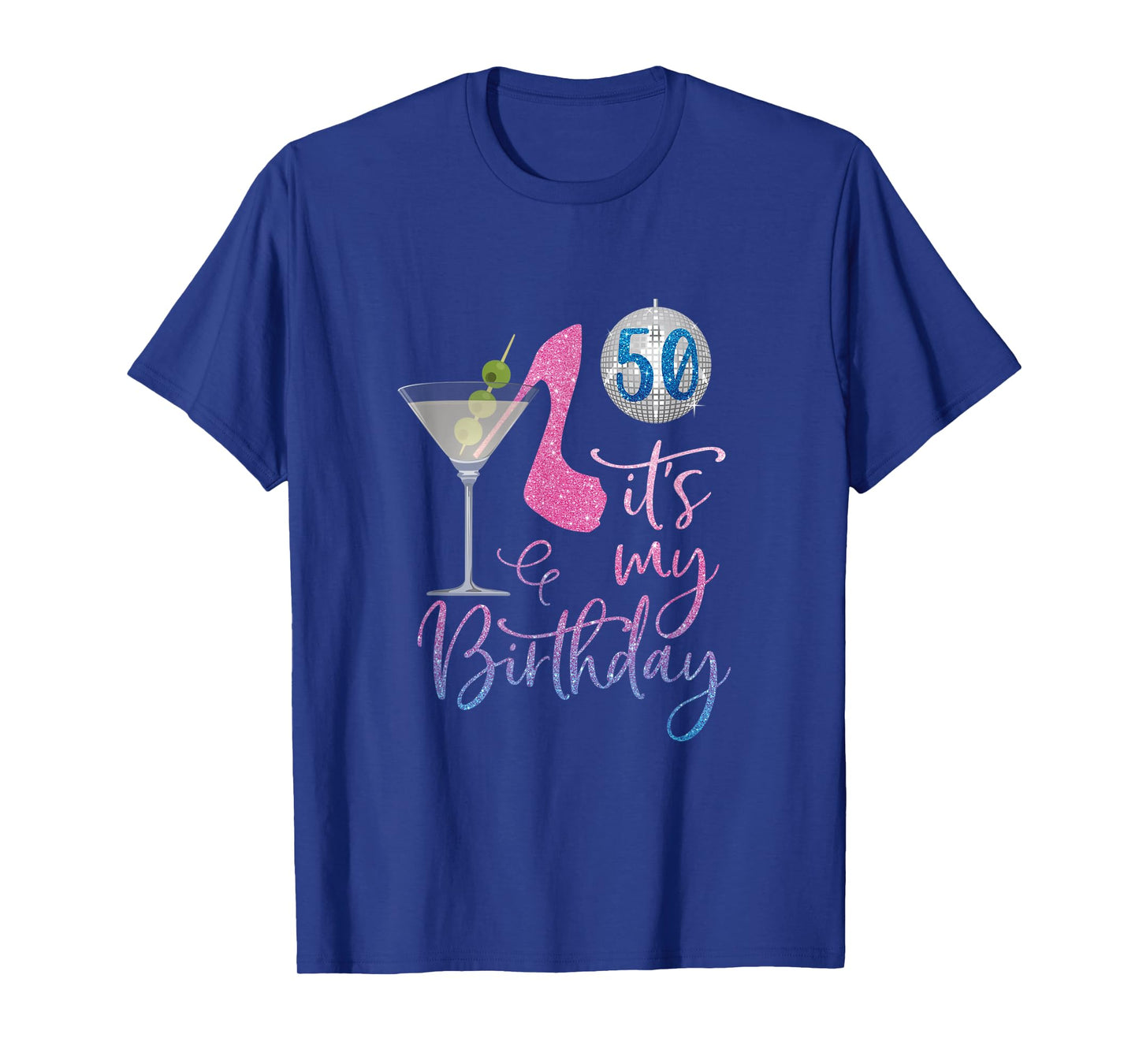 50th Birthday BFF Party Squad, 50 Fabulous Drinking Gift T-Shirt