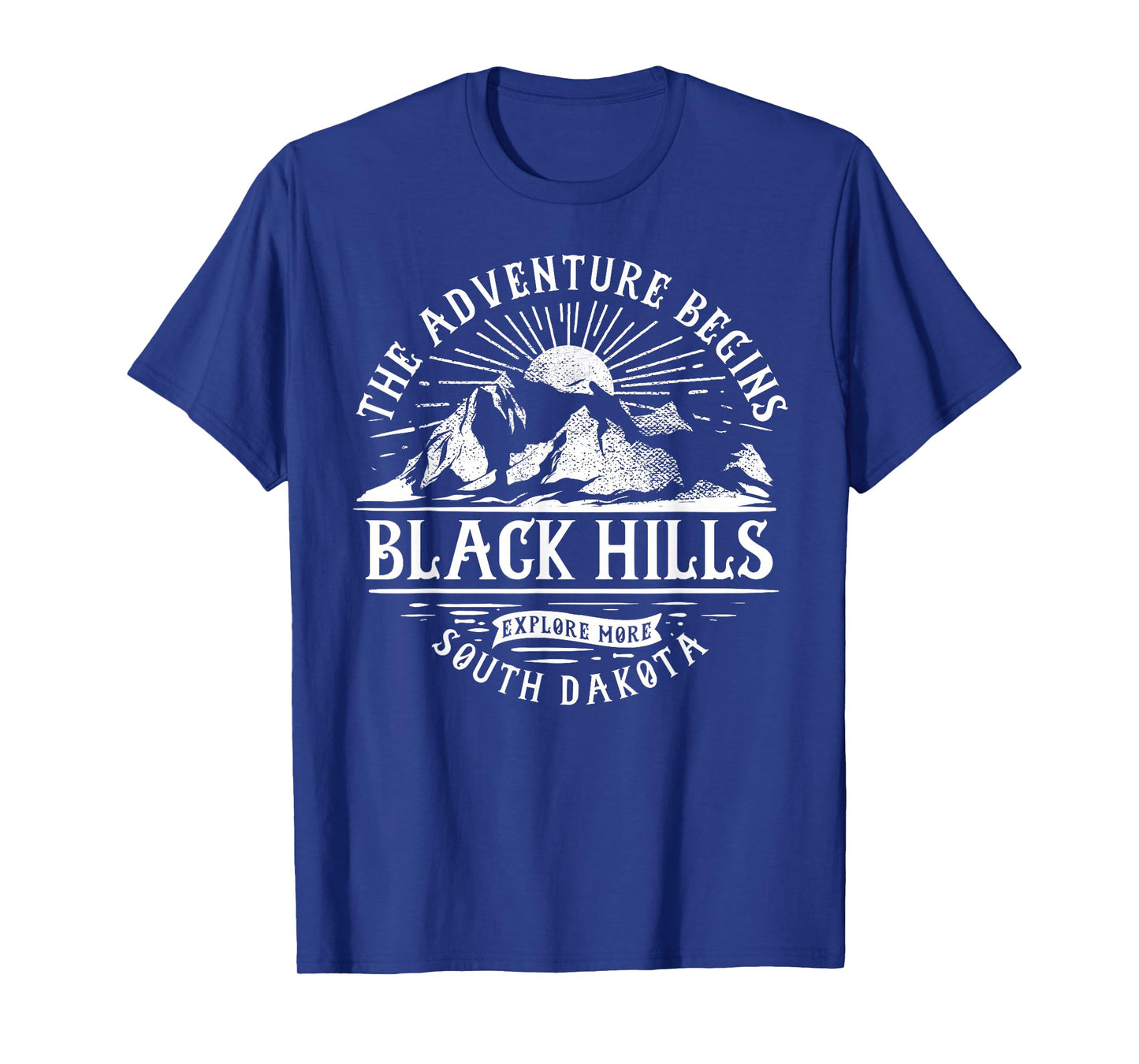 Black Hills SD The Adventure Begins T-Shirt