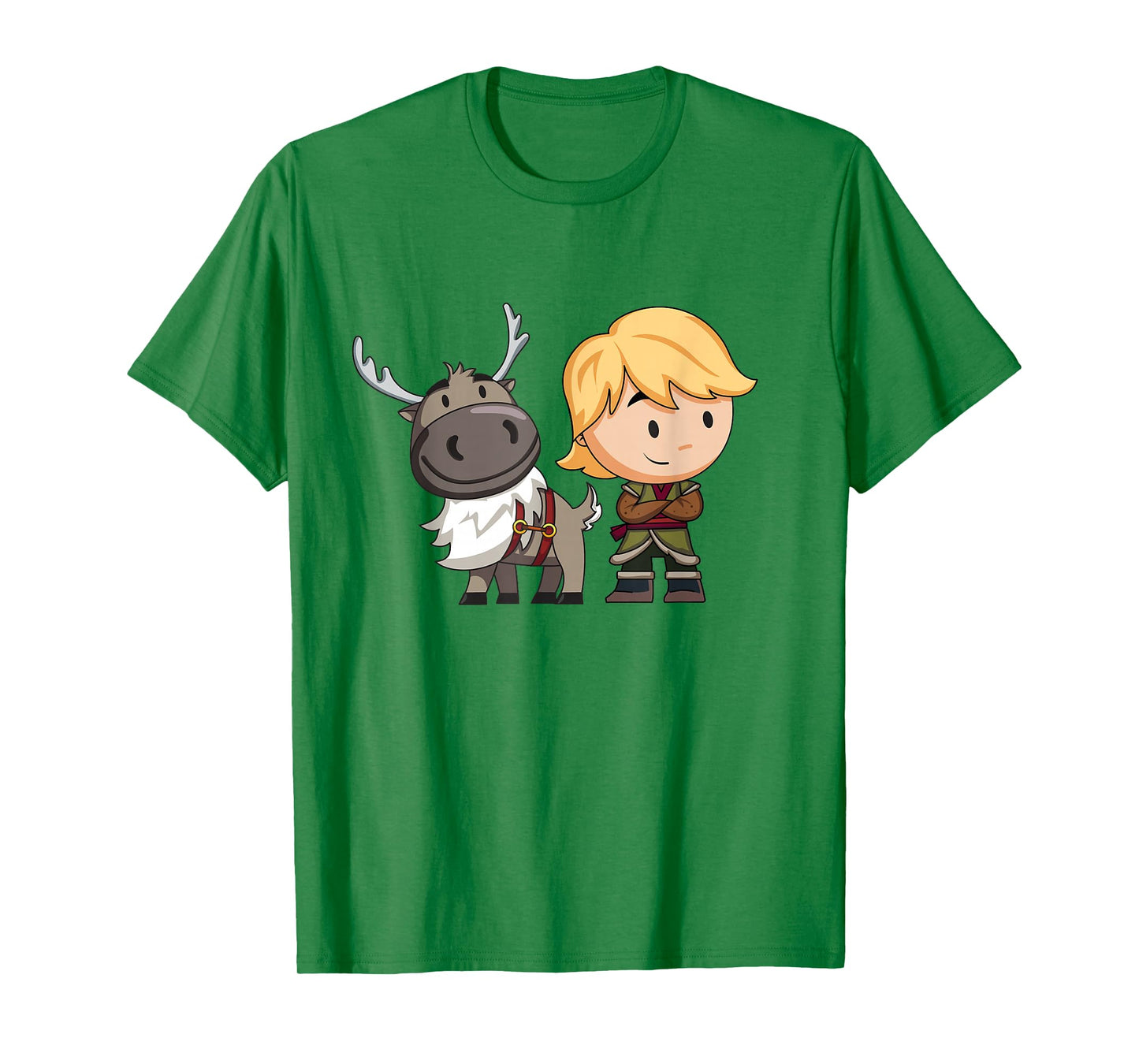Disney Frozen 2 Sven and Kristoff Chibi Art T-Shirt