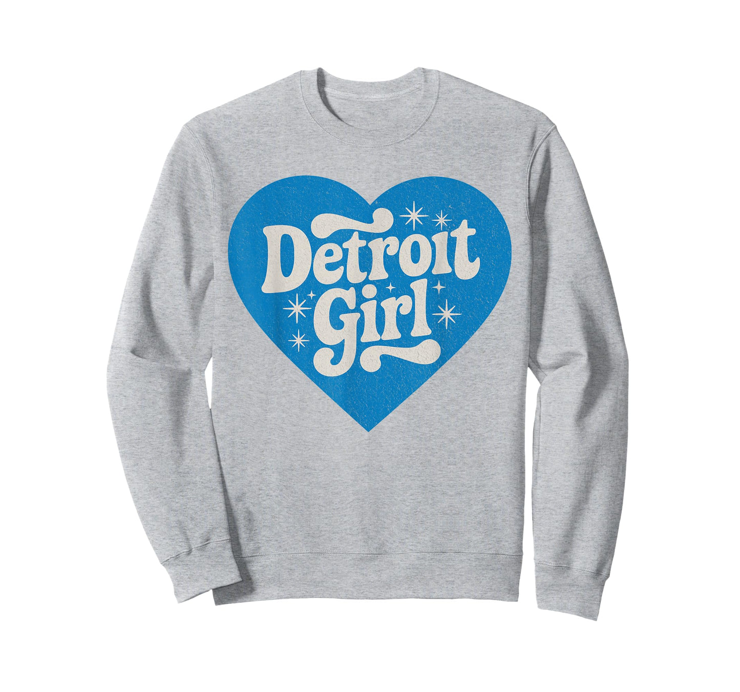 Retro Detroit Girls Heart Cute Detroit Girl T-Shirt