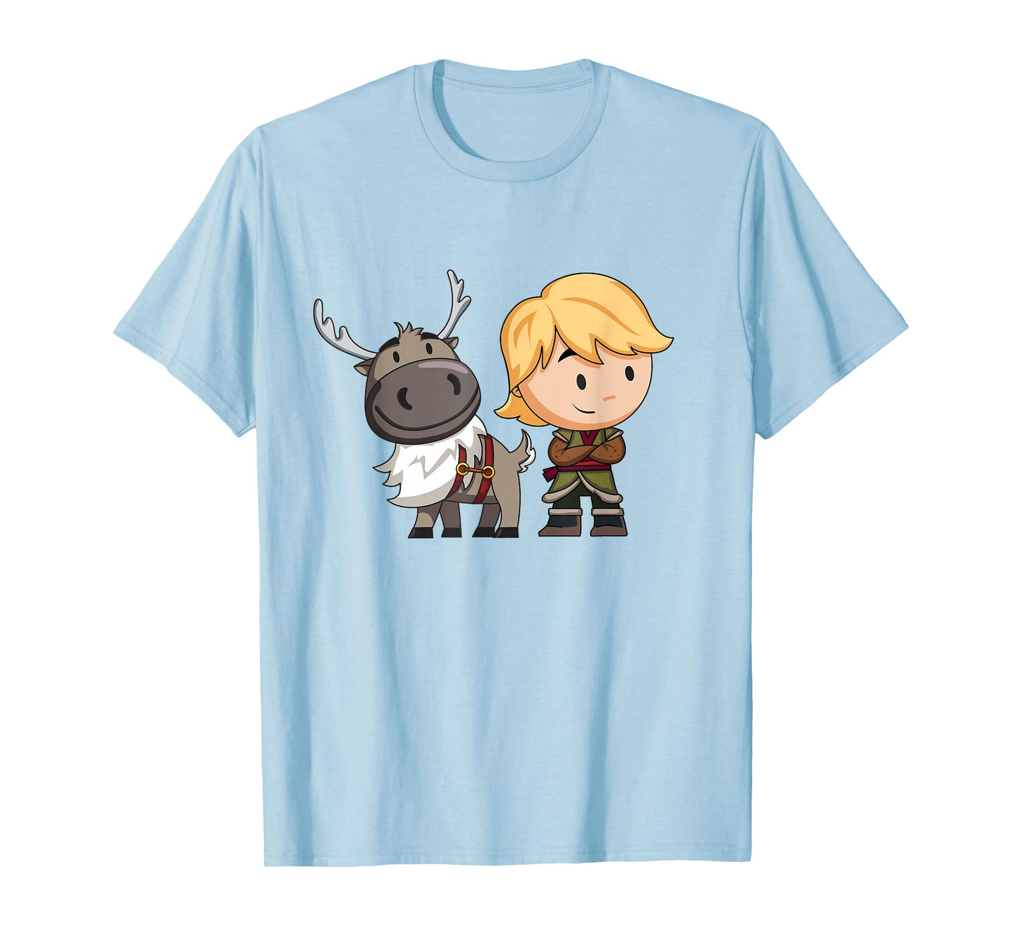 Disney Frozen 2 Sven and Kristoff Chibi Art T-Shirt