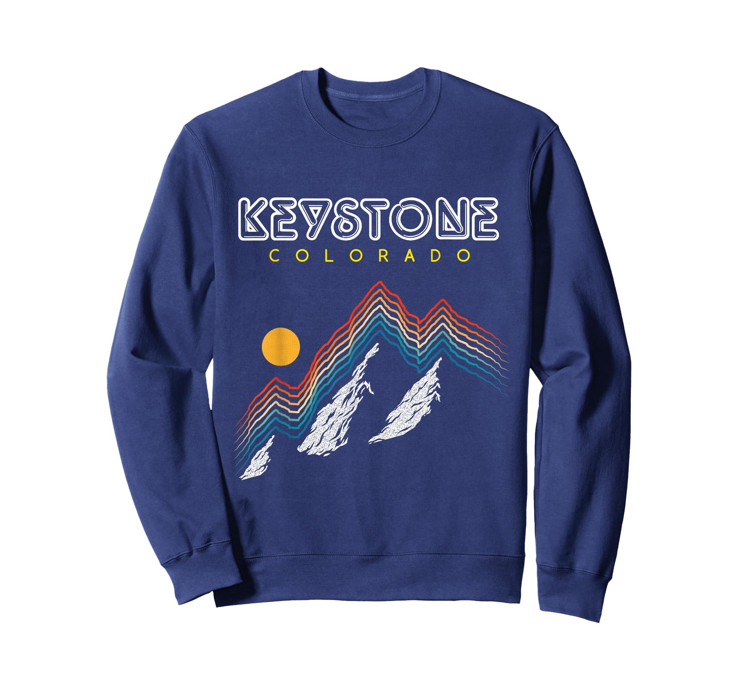 Keystone, Colorado - USA Ski Resort 1980s Retro T-Shirt