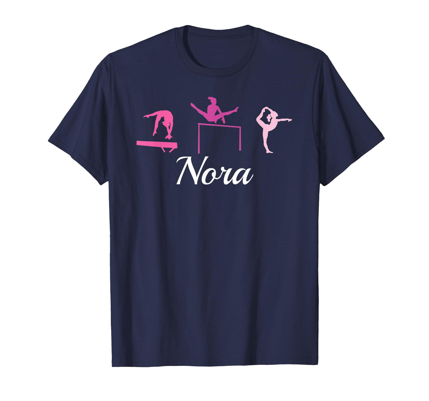 Nora Name Gift Personalized Gymnastics T-Shirt