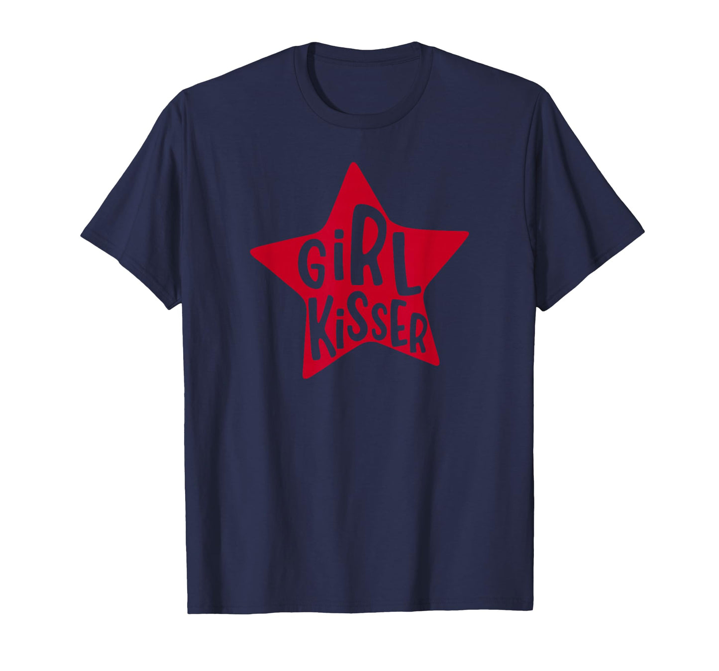 Retro Funny Girl Kisser Heart Love Lesbians LGBT Pride Month T-Shirt