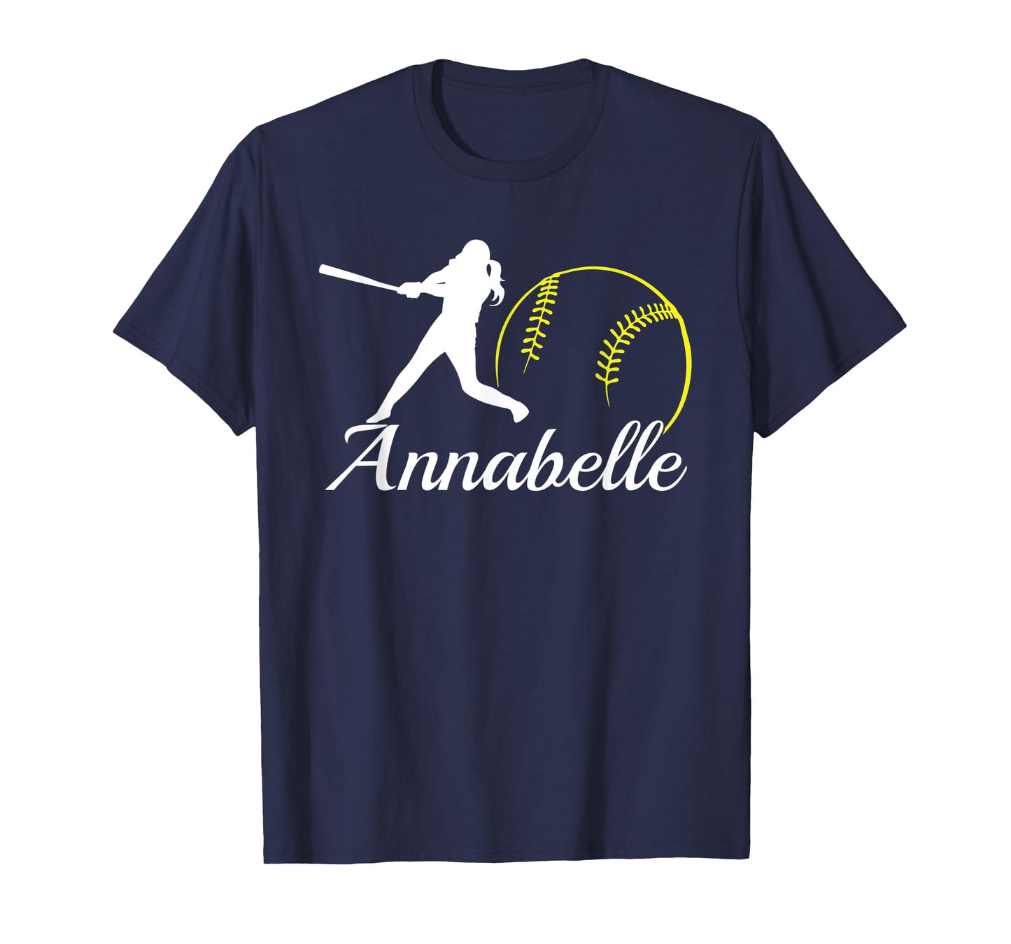 Annabelle Name Gift Personalized Softball T-Shirt
