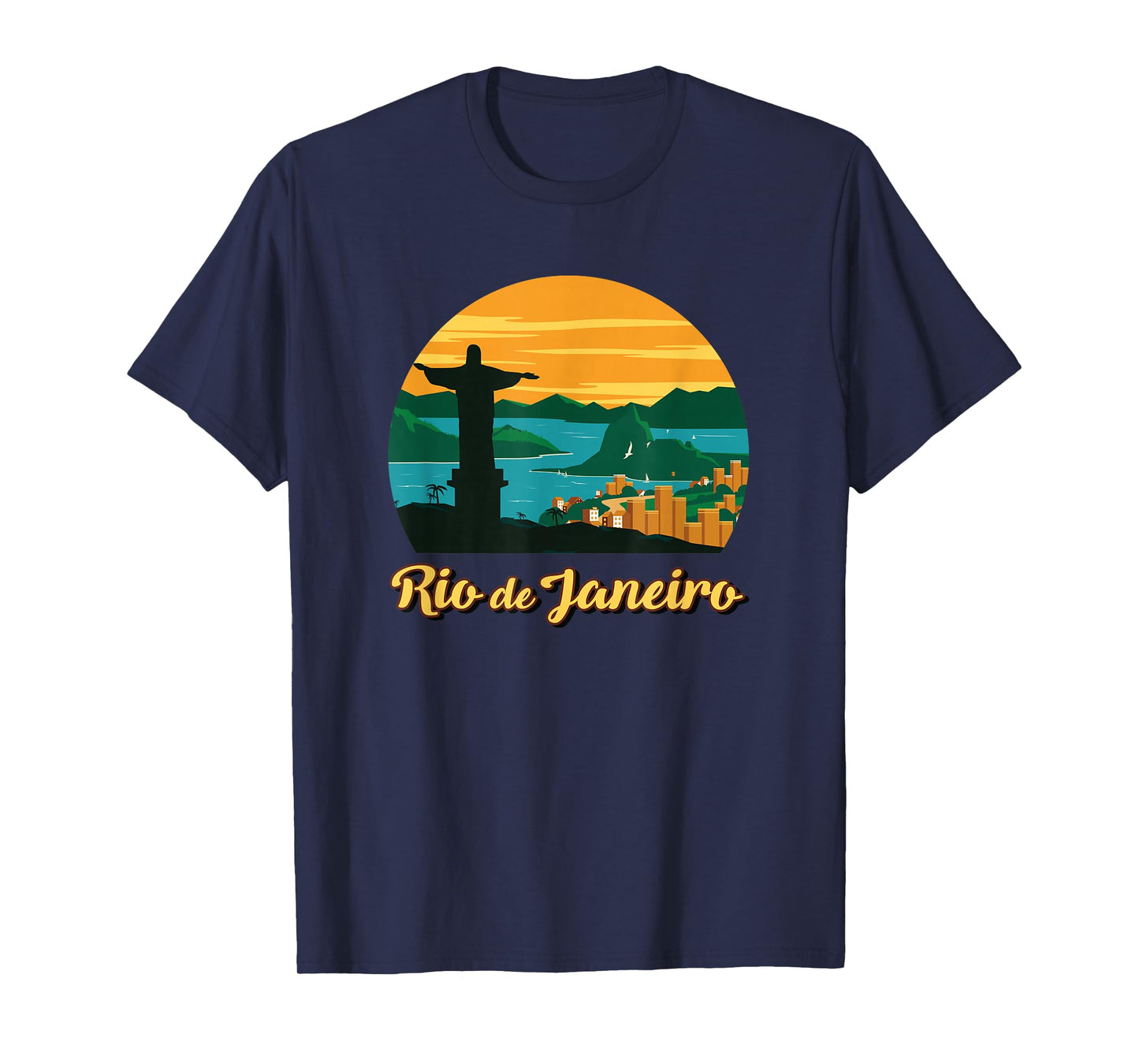 Rio De Janeiro Brazil Beach Surf Ocean Brazilian Island Bay T-Shirt