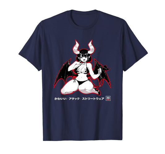 Yandere Succubus Kawaii Japanese Anime T-Shirt T-Shirt