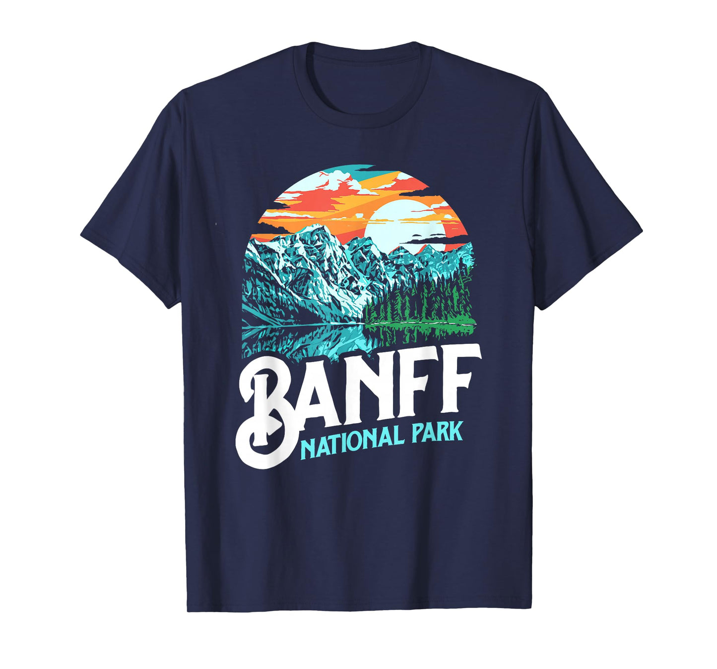 Banff National Park Lake Louise Canada Vintage Graphic T-Shirt