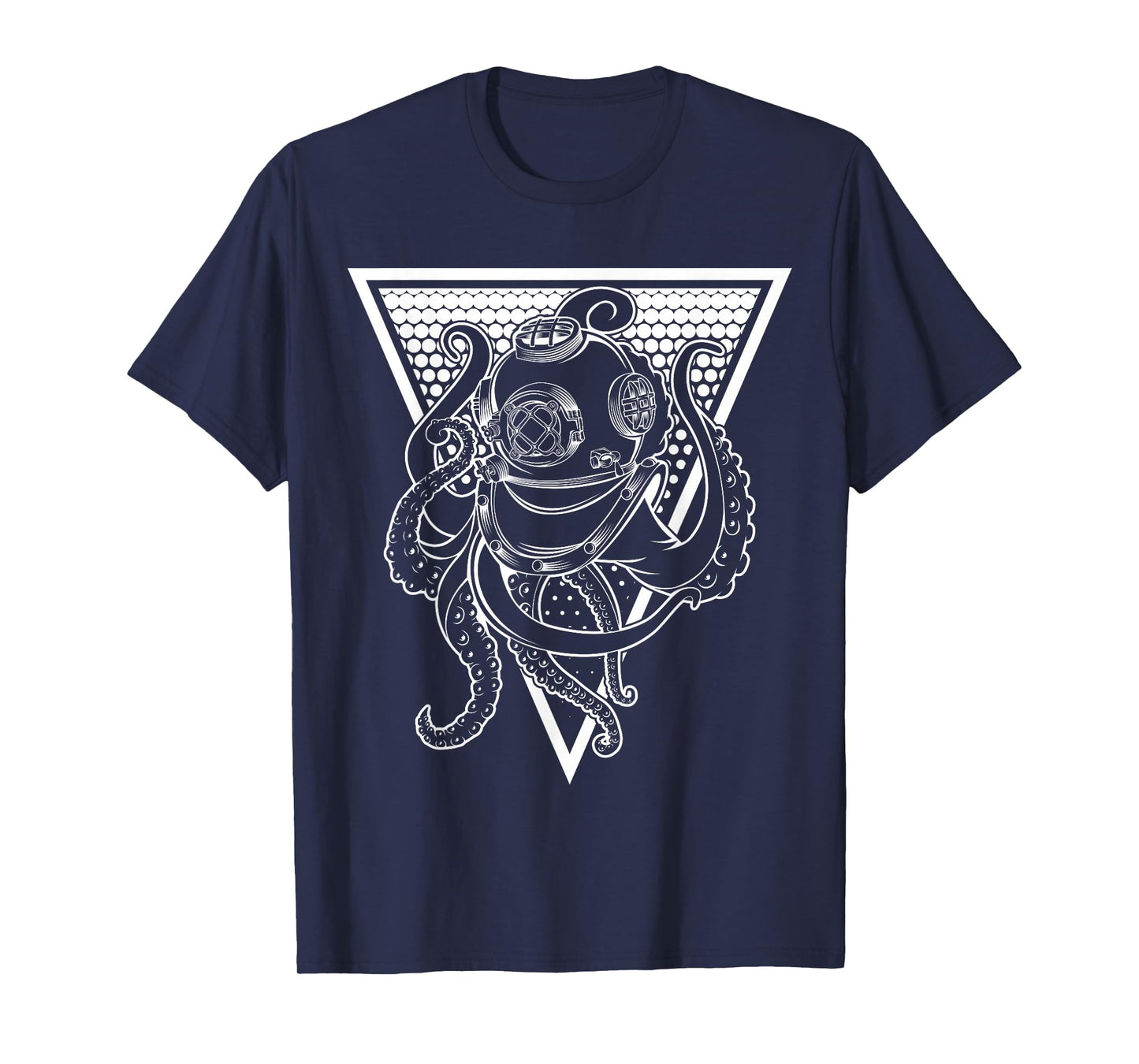Deep Sea Diving Helmet Octopus Octopus Underwater Diver Gift T-Shirt