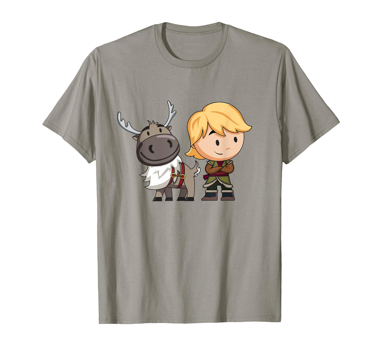 Disney Frozen 2 Sven and Kristoff Chibi Art T-Shirt