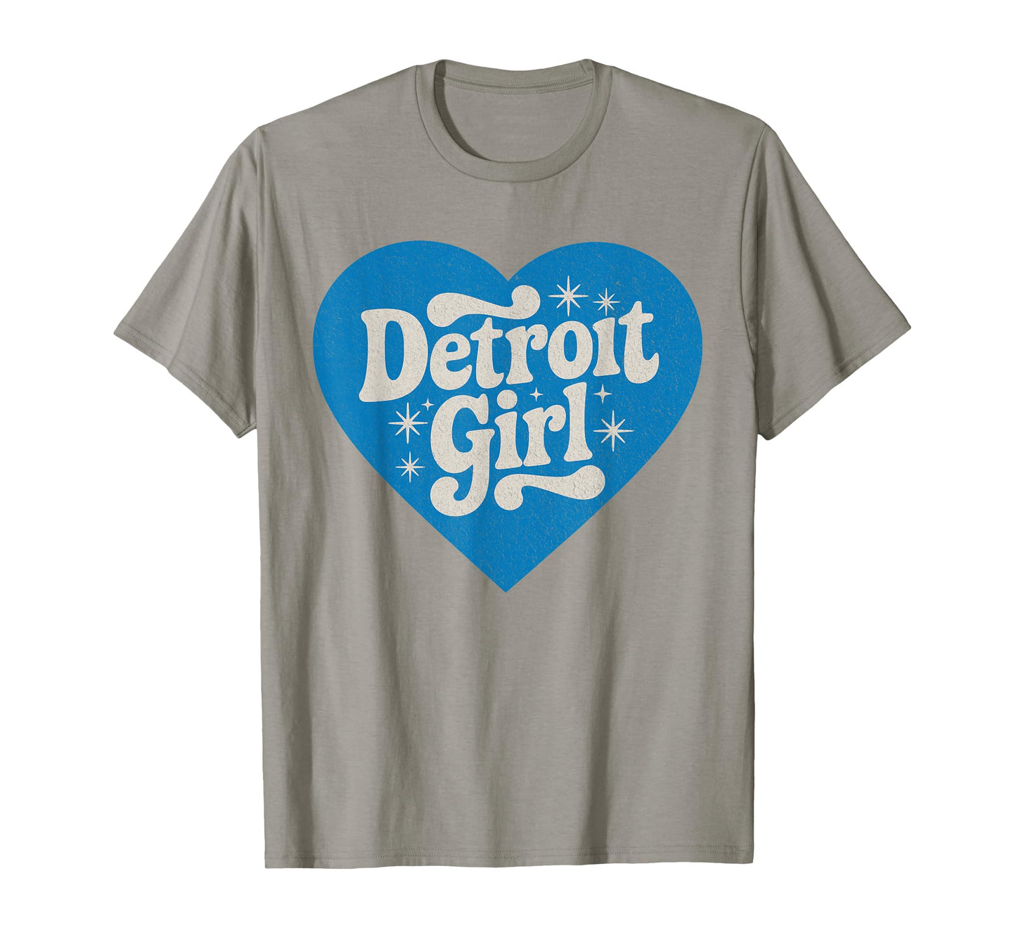 Retro Detroit Girls Heart Cute Detroit Girl T-Shirt